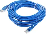 Патч-корд cat5E molded 5м синий RJ-45 (m)-RJ-45 (m) (упак.:1шт) Image