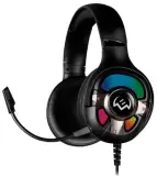 Наушники с микрофоном Sven AP-U1100MV черный 2.2м мониторные оголовье Image
