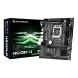 Материнская плата MAXSUN MS-Challenger H610M-D, LGA1700, H610, 2*DDR4, 3*SATA3, M.2, 2*USB 3.2, 4*USB 2.0, 1*PCIEx16, 1*PCIEx1, VGA+HDMI,  mATX Image