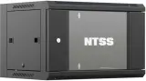 Шкаф коммутационный NTSS (NTSS-W6U6060GS-BL) настенный 6U 570x600мм пер.дв.стекл 60кг черный 19.5кг Image