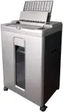 Шредер Office Kit SA200 (1,9х10) серый/черный с автоподачей (секр.P-5) фрагменты 200лист. 23лтр. пл.карты Image