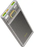 Мобильный аккумулятор Hoco J103 Discovery edition Gray 10000mAh QC/PD 22.5W 3A 2xUSB-A/USB-C серый Image
