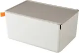 Короб для хранения Deli XDM14grey 1отд. 317x212x135мм серый/серый пластик Image