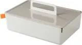 Короб для хранения Deli XDM16grey 2отд. 317x212x142,5мм серый/серый пластик Image