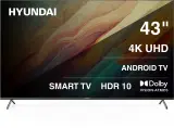 Телевизор LED Hyundai 43" H-LED43BU7009 Android TV Frameless черный/черный 4K Ultra HD 60Hz MEMC DVB-T DVB-T2 DVB-C DVB-S DVB-S2 USB WiFi Smart TV Image