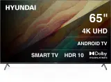 Телевизор LED Hyundai 65" H-LED65BU7009 Android TV Frameless Metal черный/черный 4K Ultra HD 60Hz DVB-T DVB-T2 DVB-C DVB-S DVB-S2 USB WiFi Smart TV Image
