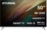 Телевизор LED Hyundai 50" H-LED50BU7009 Android TV Frameless черный 4K Ultra HD 60Hz MEMC DVB-T DVB-T2 DVB-C DVB-S DVB-S2 USB WiFi Smart TV Image