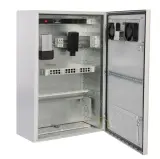 Шкаф коммутационный ЦМО (ШТВ-Н-15.6.3-4ААА) настенный 15U 600x330мм пер.дв.металл несъемн.бок.пан. 57кг серый 220мм 44кг 760мм IP65 уличный всепогодный Image
