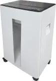 Шредер Office Kit S330SF (3,9х35) белый (секр.P-4) фрагменты 13лист. 30лтр. скобы пл.карты Image