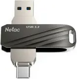 Netac US11 64GB USB3.0+TypeC Dual Flash Drive Image