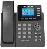 Телефон ORIGO IP-телефон с цветным дисплеем 2.4", 100Base-TX WAN PoE, 100Base-TX LAN, без адаптера питания Image