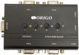 Переключатель ORIGO 4-портовый KVM-переключатель с портами VGA и USB Image