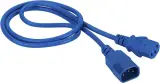 Кабель Lanmaster LAN-PP13/14-0.5-BL C13-С14 проводник.:3x0.75мм2 0.5м 220В 10А (упак.:1шт) синий Image