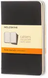 Блокнот Moleskine CAHIER JOURNAL QP311 Pocket 90x140мм обложка картон 64стр. линейка черный (3шт) Image