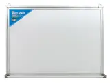 Доска магнитно-маркерная Deli E7818 лак белый 90x150см алюминиевая рама сталь