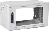 ЦМОШкаф телекоммуникационный настенный сварной 6U (600  350) съёмные стенки, дверь стекло Image