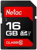 Носитель информации Netac P600 16GB SDHC U1/C10 up to 80MB/s, retail pack Image