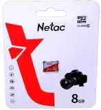 Носитель информации Netac P500 ECO 8GB MicroSDHC C10 up to 20MB/s, retail pack card only Image