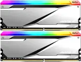 Netac Z RGB 32GB (2x16GB) DDR5-6800 (PC5-54400) C34 Silver 34-45-45-108 1.4V XMP Dual DIMM Kit Image