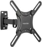 Кронштейн для телевизора Kromax CORBEL-4 черный 15"-42" макс.25кг настенный поворот и наклон Image