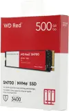 Накопитель SSD WD Original PCIe 3.0 x4 500GB WDS500G1R0C Red SN700 M.2 2280 Image
