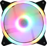 Вентилятор для корпуса GMNG GG-CF120FRGB2-PWMBK RGB 120х120x25 черный 4-pin 28дБ Ret Image
