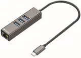 ORIGO Сетевой адаптер USB-C, 3xUSB 3.0, 1x1000Base-T