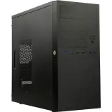 MiniTower Powerman ES555 Black PM-600ATX-F U3*2+U2*2 +2*combo Audio; intrusion switch mATX Image