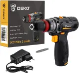 Дрель-шуруповерт Deko GCD12DU3 аккум. патрон:быстрозажимной (063-4114) Image