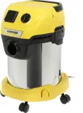 Строительный пылесос Karcher WD 3 P S V-17/4/20 1000Вт (уборка: сухая/сбор воды) желтый Image