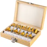 Набор фрез Deko DH16 (065-0790) d(посад.)=8мм (фрезеры) (упак.:16шт) Image