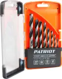 Набор сверл Patriot Набор сверл по дереву спиральные (815010103) по дереву (8пред.) для дрелей/перфораторов Image