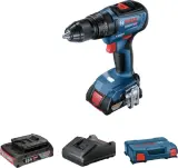 Дрель-шуруповерт Bosch GSB 18V-50 + L аккум. патрон:быстрозажимной (кейс в комплекте) (06019H5100) Image