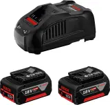 Батарея аккумуляторная Bosch GBA 18В 5Ач Li-Ion (З/У в компл.) (1600A00B8J) Image