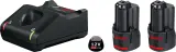 Батарея аккумуляторная Bosch GBA 12В 2Ач Li-Ion (З/У в компл.) (1600A019R8) Image