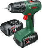 Дрель-шуруповерт Bosch Easydrill 18V-40 1200Вт аккум. патрон:быстрозажимной (кейс в комплекте) (06039D8002) Image