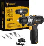 Дрель-шуруповерт Deko GCD12DU3 SET2 FU-Li-Ion аккум. патрон:быстрозажимной (063-4146) Image