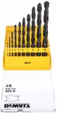 Набор сверл DeWalt DT5911-QZ по металлу (10пред.) для шуруповертов/дрелей Image