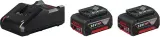 Батарея аккумуляторная Bosch GBA 18В 4Ач Li-Ion (З/У в компл.) (1600A019S0) Image