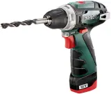Дрель-шуруповерт Metabo PowerMaxx BS Basic аккум. патрон:быстрозажимной (кейс в комплекте) (600080500) Image