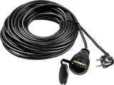 Удлинитель силовой Stayer 55028-20 3x1.5кв.мм 1розет. 20м ПВС без катушки черный Image