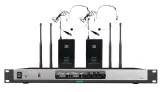 DSPPA Беспроводная микрофонная система True Diversity UHF (2 головных микрофона) Image