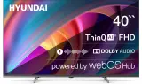 Телевизор LED Hyundai 40" H-LED40BS5100 WebOS Frameless Metal черный/серый FULL HD 60Hz DVB-T DVB-T2 DVB-C DVB-S DVB-S2 USB WiFi Smart TV Image