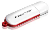 Флеш Диск Silicon Power 8Gb LuxMini 320 SP008GBUF2320V1W USB2.0 белый Image