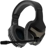 Наушники с микрофоном Оклик HS-L370G ECLIPSE черный 2м мониторные оголовье (1090730) Image