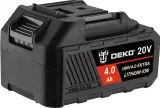 Батарея аккумуляторная Deko UNV4.0 EXTRA 20В 4.0Ач Li-Ion (063-4496) Image
