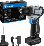 Дрель-шуруповерт Deko Loner 20V PRO аккум. патрон:быстрозажимной (085-1010) Image