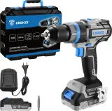 Дрель-шуруповерт Deko ZKCID20V аккум. патрон:быстрозажимной (084-1037) Image