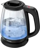 Чайник электрический Starwind SKS3036 1.7л. 2200Вт черный корпус: стекло Image