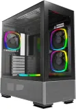 Корпус Montech SKY TWO черный без БП ATX 3x140mm 2xUSB3.0 1xUSB3.1 audio bott PSU Image